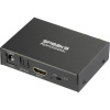 SpeaKa Professional SP-HDS-300 2 porty HDMI splitter pripravené pre Ultra HD, so zabudovaným prevodníkom, s audio portami 3480 x 2160 Pixel čierna; SP-14095120