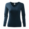 Tričko dámske Malfini Elegance dlhý rukáv - navy, M