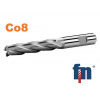 Fréza valcová čelná 6x24mm dlhá 4bř. HSS Co8 Weldon, 1 zub cez stred, typ HR 129518.060