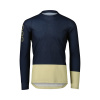 POC MTB Pure LS Jersey Turmaline Navy/Prehnite Green Veľkosť oblečenia: XXL Cyklistický dres