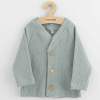 New Baby Dojčenský kabátik na gombíky Luxury clothing Oliver sivý