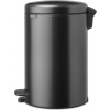 Odpadkový kôš s pedálom NewIcon 20 l tmavosivý