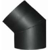 Vapk Koleno dymové 45° 200/2 mm čierne 221818