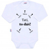 NEW BABY Body s potlačou New Baby Oci, to dáš! Veľ. 74