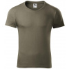Malfini Slim fit V-NECK Pánske tričko 146 arny S