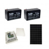 Roger KIT 2BT70V/PBX24/SLP30 hybridný inv. pre 2 BRUS. 24V pohony + 230V + panel 30W + 2 x BT12V70.