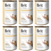 BRIT Veterinary Diet Hepatic Turkey&Pea krmivo pre psy s ochorením pečene 6x400g