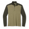 SMARTWOOL Pánske tričko M CLASSIC THERMAL MERINO BL 1/4 ZB north wood heathers - zelené Veľkosť: M