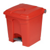 Pedálový/nášľapný zberač odpadkov ,objem 30 l, š x v x h 410 x 435 x 400 mm EUROKRAFTbasic