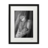 Atelier - Petr Vydra Umelecké fotografie Akty - Závoj (čierny rám), Velikost a varianta fotografií Černý rám 30 x 40 cm ( pasparta 21x 30 cm )