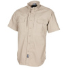 MFH Professional Tričko Attack s krátkym rukávom, potiahnuté teflónom, khaki - XXL