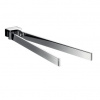 Emco Loft Dvojitý držiak na uteráky 31 cm, chróm 055000131