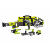 Ryobi R18CK4-252S 18V aku 4-dielna kombo sada (1x2.0Ah a 1x5.0Ah)