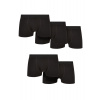 Solid Organic Cotton Boxer Shorts 5-Pack Black+Black+Black+Black+Black čierna XL Urban Classics 4065812506160