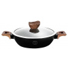 BERLINGERHAUS Pekáč okrúhly s pokrievkou s mramorovým povrchom 28 cm EBONY Line Rosewood BERLINGERHAUS BH-1739 (BH-1739)