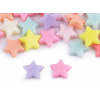 Plastové korálky hvězda, srdce, květ 20 g Varianta: 3 (15x15 mm) mix hvězda, Balení: 1 sáček