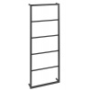 Sapho SKA nástenný sušiak uterákov 450x1150x100mm, čierna mat SKA501
