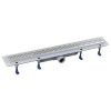INDY sprchový kanálik s nerezovým roštom, superflow, DN50, 710x122x65 mm (INDY sprchový kanálik s nerezovým roštom, superflow, DN50, 710x122x65 mm)