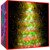 Vianočné osvetlenie anjelské vlasy 200 LED RGB na vianočný stromček
