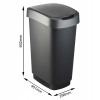 TWIST 50L ODPADOVÝ KOŠ rOTHO (TWIST 50L ODPADOVÝ KOŠ rOTHO)