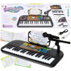 Keyboard Klávesy Klavír s mikrofónom pre deti