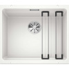 Blanco Etagon 500 Silgranitový drez, 53x46 cm, s pojazdmi, biela 522231