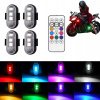 LED VÝSTRAŽNÁ LAMPA troboskopová Silná pre auto a bicykel + diaľkové ovládanie