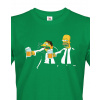 Vtipné tričko Homer Pulp Fiction, Barva Zelená, Velikost S Bezvatriko.cz 0441