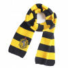 Donnay široká kravata, fialová elastán (Huffupuff Scarf Harry Potter Hermiona šál)