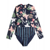 Roxy Vacay For Life Onesie BSP9/Mood Indigo Alma Swim 12 Years