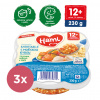 3x HAMI Príkrm v tanieriku Zeleninové ratatouille s morskou rybou 230g, 12+