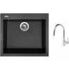 Set Sinks CUBE 560 Granblack + batéria Sinks MIX 35 P chróm