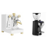 Lelit Bianca PL162T V3, white + Rocket Espresso FAUSTO 2.1, black
