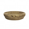 MADAM STOLTZ Drevená misa Dark Natural Ø 35 cm