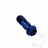 Skrutka brzdovej hadice dvojitá M10X1.25 Titan Racing blau pre Yamaha Virago XV 750 1992-1997