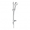 Hansgrohe Raindance Select E - Sprchová súprava 120 3jet EcoSmart 9 l/min. so sprchovou tyčou 65 cm, biela-chróm 26622400