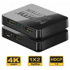 PREMIUMCORD HDMI splitter 1-2 porty, s napájením z USB, 4K, FULL HD, 3D khsplit2c