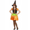 KOSTÝM ČARODEJNICA TEKVICA ČARODEJNICA HALLOWEENSKÝ KOSTÝM 140