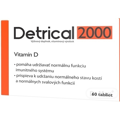 Detritin 2000 IU Vitamin D 60 tabliet