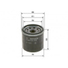 TATechnix Olejový filter Daihatsu CHARADE IV (G200, G202) - 1.3, 1.316V, 1.3i16V, 1.5HG, 1.5i16V, 1