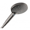 Hansgrohe Raindance Select S - Sprchová hlavica, 3 prúdy, EcoSmart+, kefovaný čierny chróm 26516340