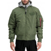 Alpha Industries zimná bunda MA-1 D-Tec sage green Veľkosť: M, Farba: zelená