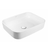 Oltens Hadsel umývadlo 50x40 cm obdĺžnik pultové umývadlo biela 40808000