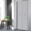 ARTTEC Dvojité sprchové dvere do niky COMFORT 81 - 86 cm hroznové sklo PAN04463