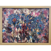 Osem kvetov - Katarína Haraksimová, originálny, ručne maľovany obraz L (do veľkosti 95x95cm) Viac farieb