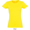 SOL's Collection Tričko Imperial Women, těžká bavlna, krátký rukáv, dámské COT25150233804-lemon XL Citronová