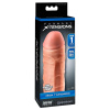 X-TENSION Mega 1 - realistický nadstavec na penis (17,7 cm) - prírodný