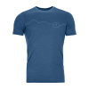Ortovox pánské merino triko 150 Cool Mountain TS M | farba: Mountain blue, veľkosť: XL