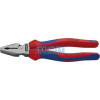 KNIPEX 02 02 200 Silové kombinované kleště, vícesl. návleky, fosfátováno na černo/leštěno, 200 mm