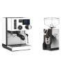 Rancilio Silvia BC PID, white + Eureka Mignon Specialita, NX black